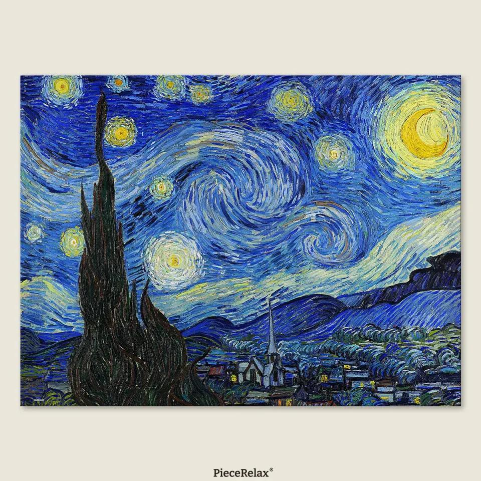 PieceRelax PieceClicks U1107 The Starry Night puzzle 1008 piese