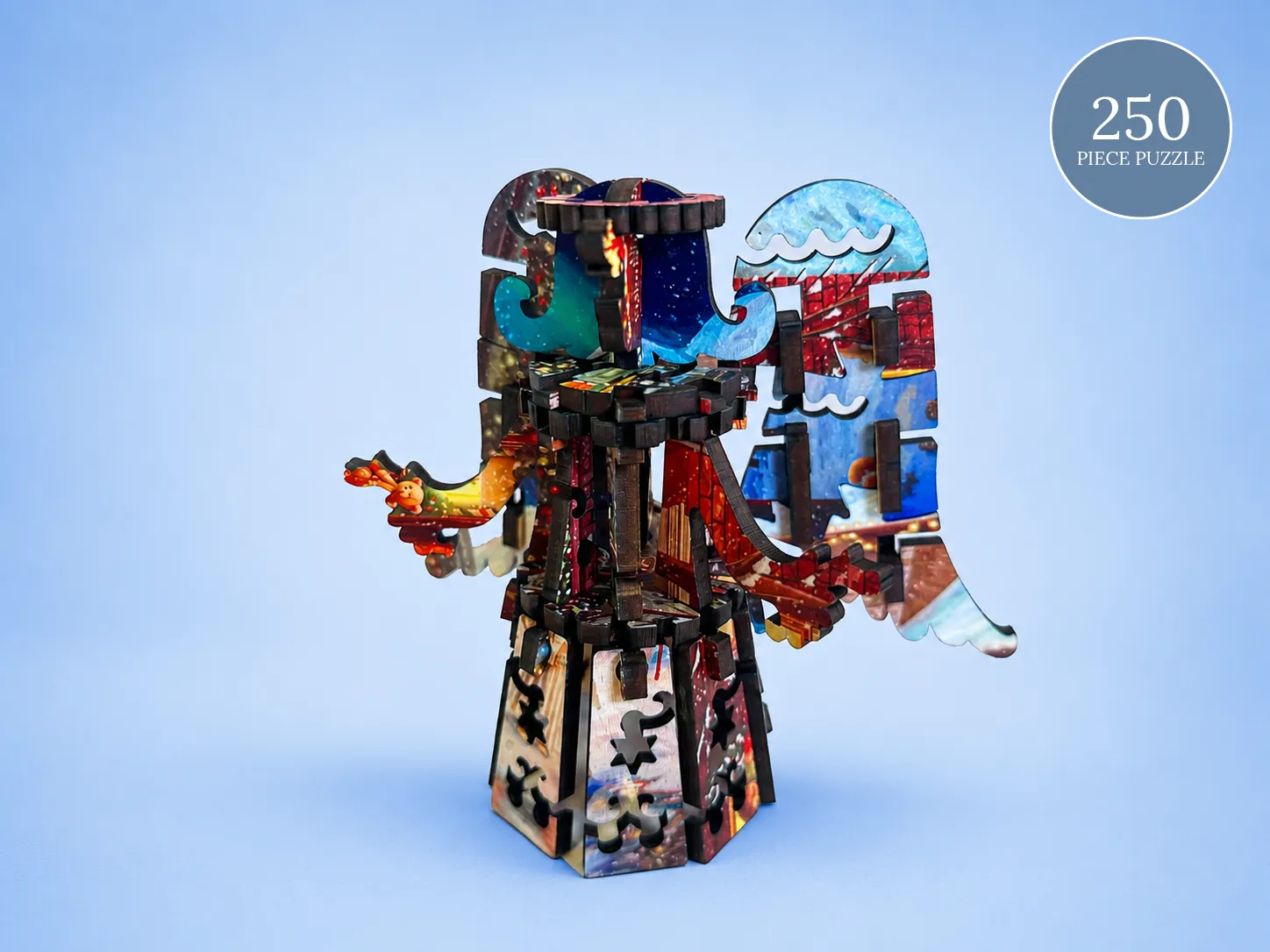 Mosaic Puzzles The Angel Choir puzzle lemn 3D 250 piese craciun