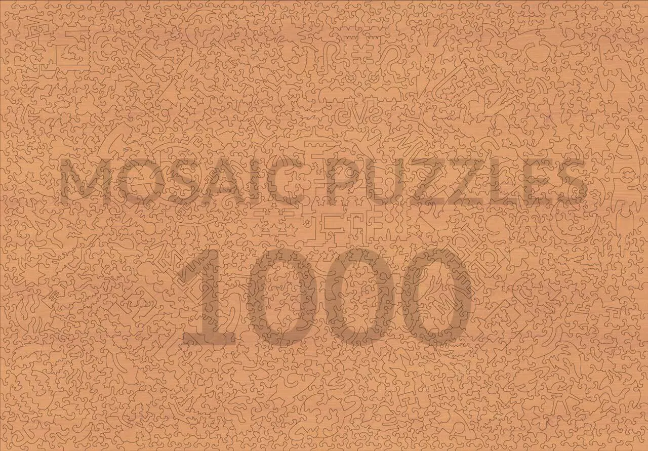 Mosaic Puzzles Cosmic Tarantula puzzle lemn 1000 piese spatiu
