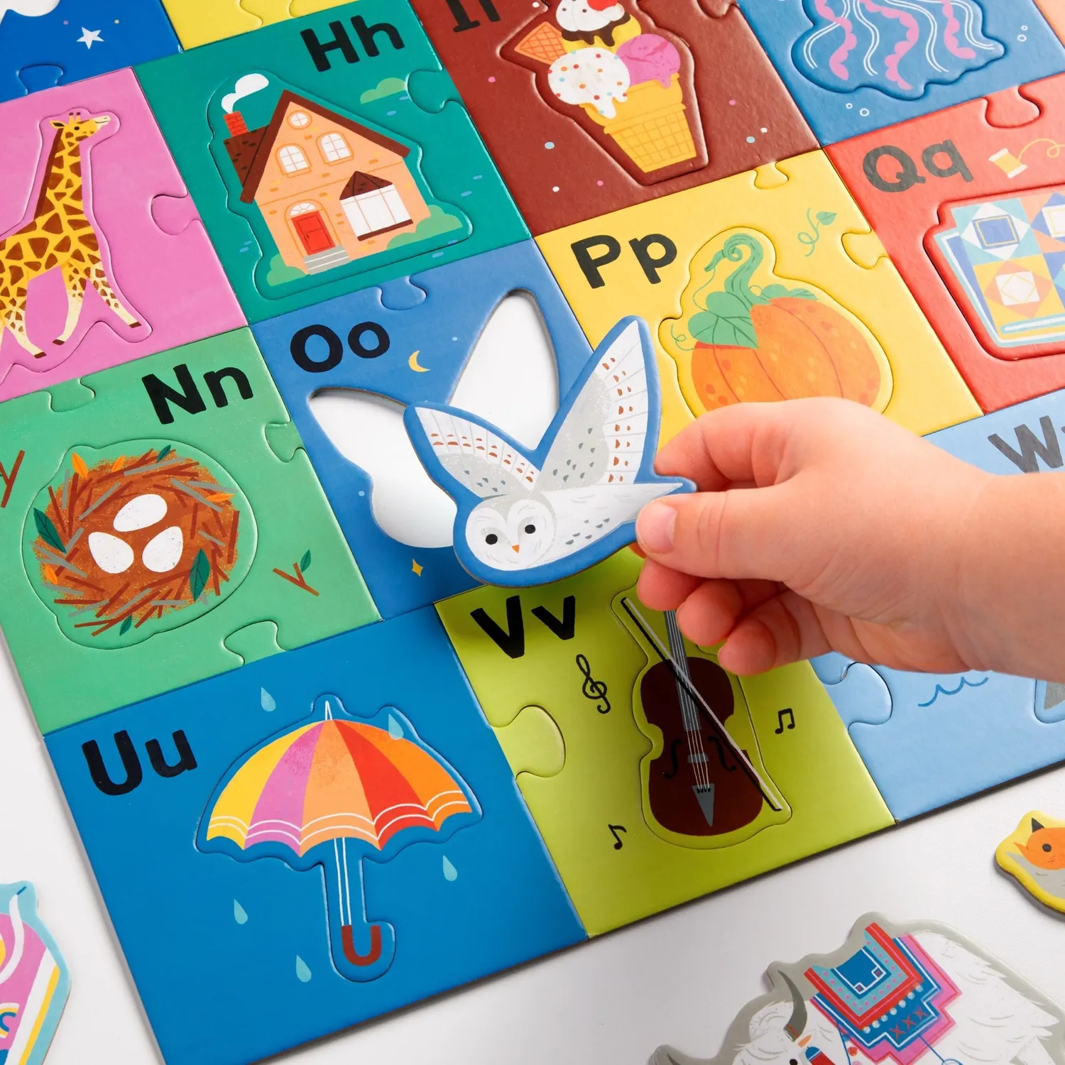 Mudpuppy My ABCs puzzle podea gigant 52 piese alfabet
