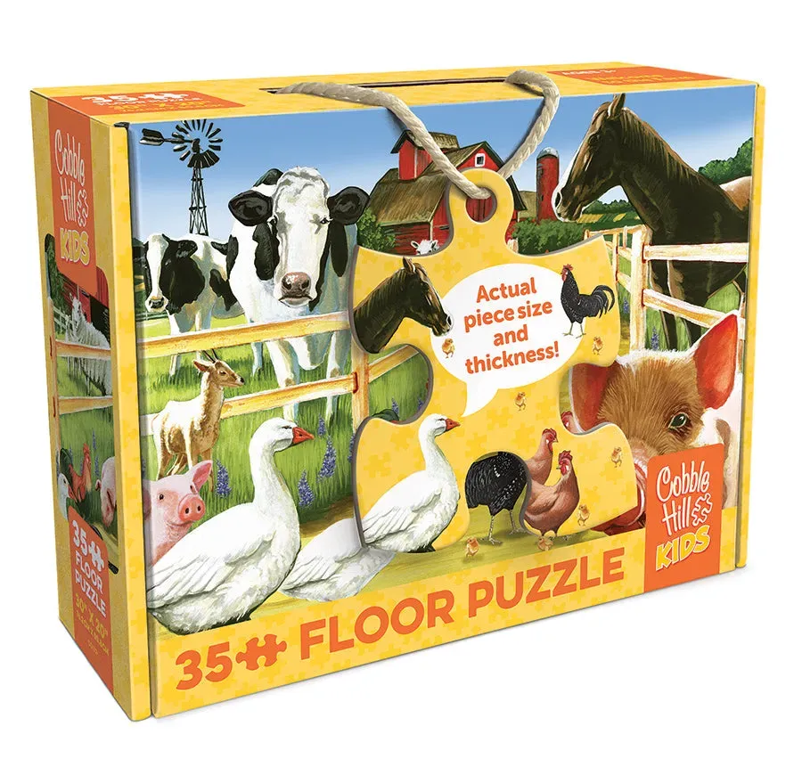 Cobble Hill Welcome to the Farm puzzle podea 35 piese