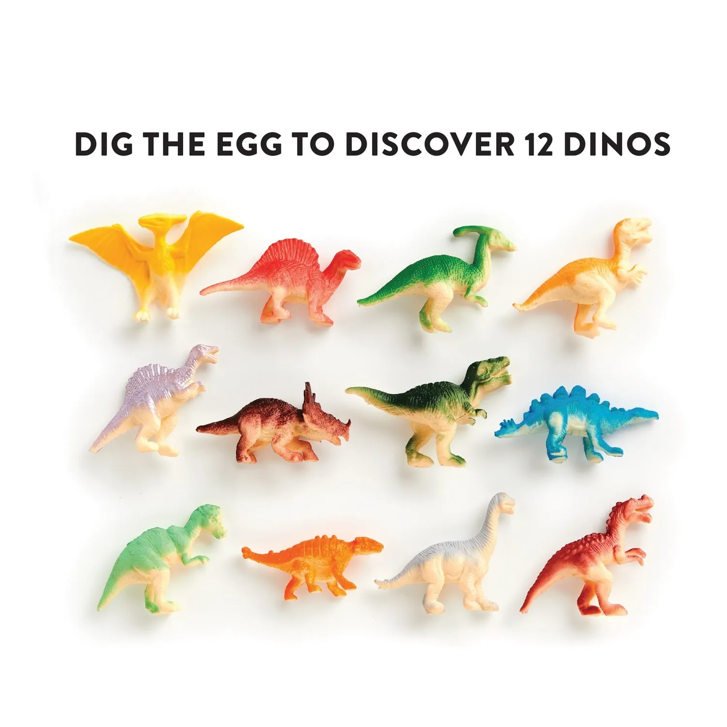 Mudpuppy Giant Dino Dig Kit excavare 12 dinozauri 5+ ani