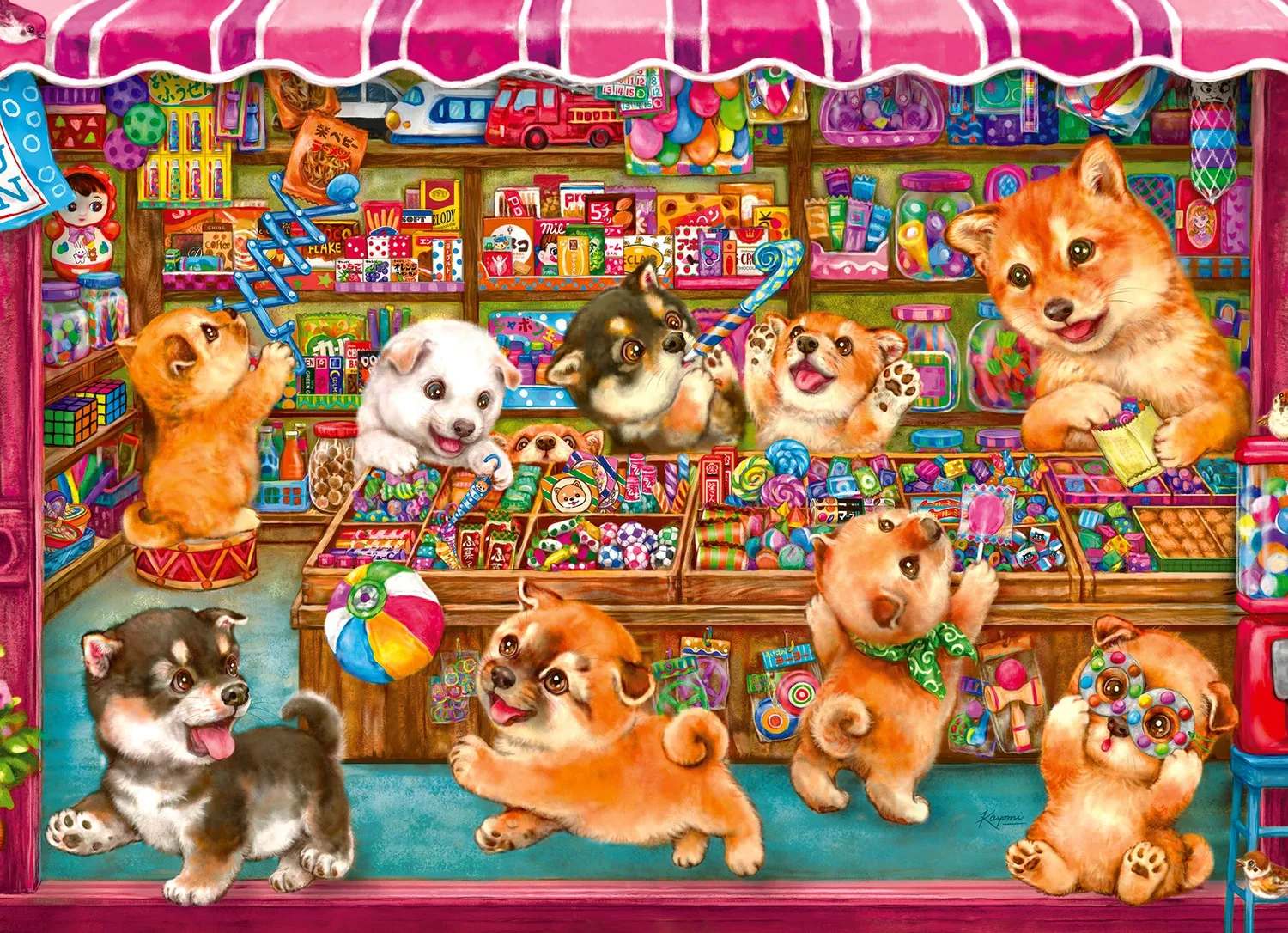 Cobble Hill Dog Treats puzzle tava 35 piese catei