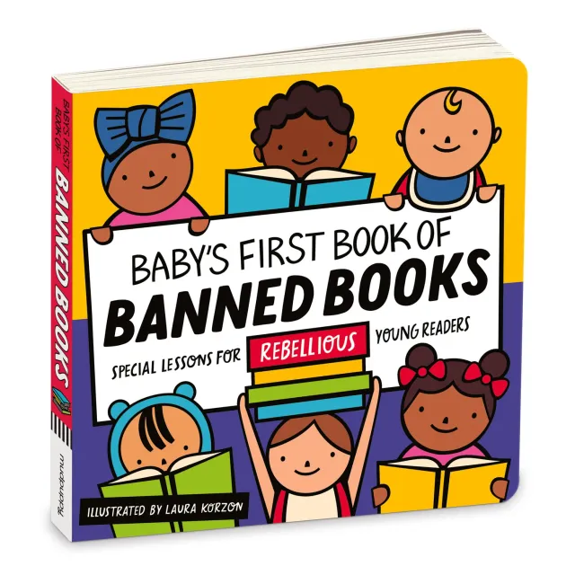 Mudpuppy Baby's First Book of Banned Books carte cartonată