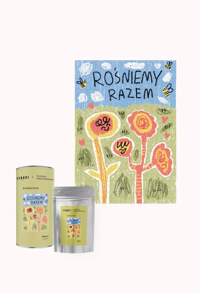 Muno Puzzle Rosnimy Razem puzzle 500 piese flori