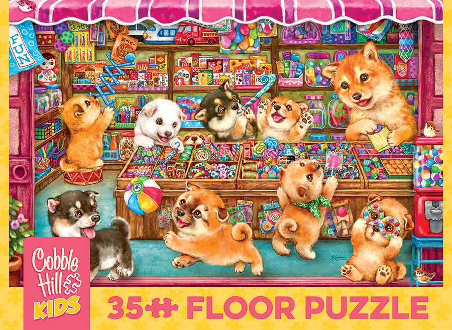 Cobble Hill Shiba's Candy Store puzzle podea 35 piese