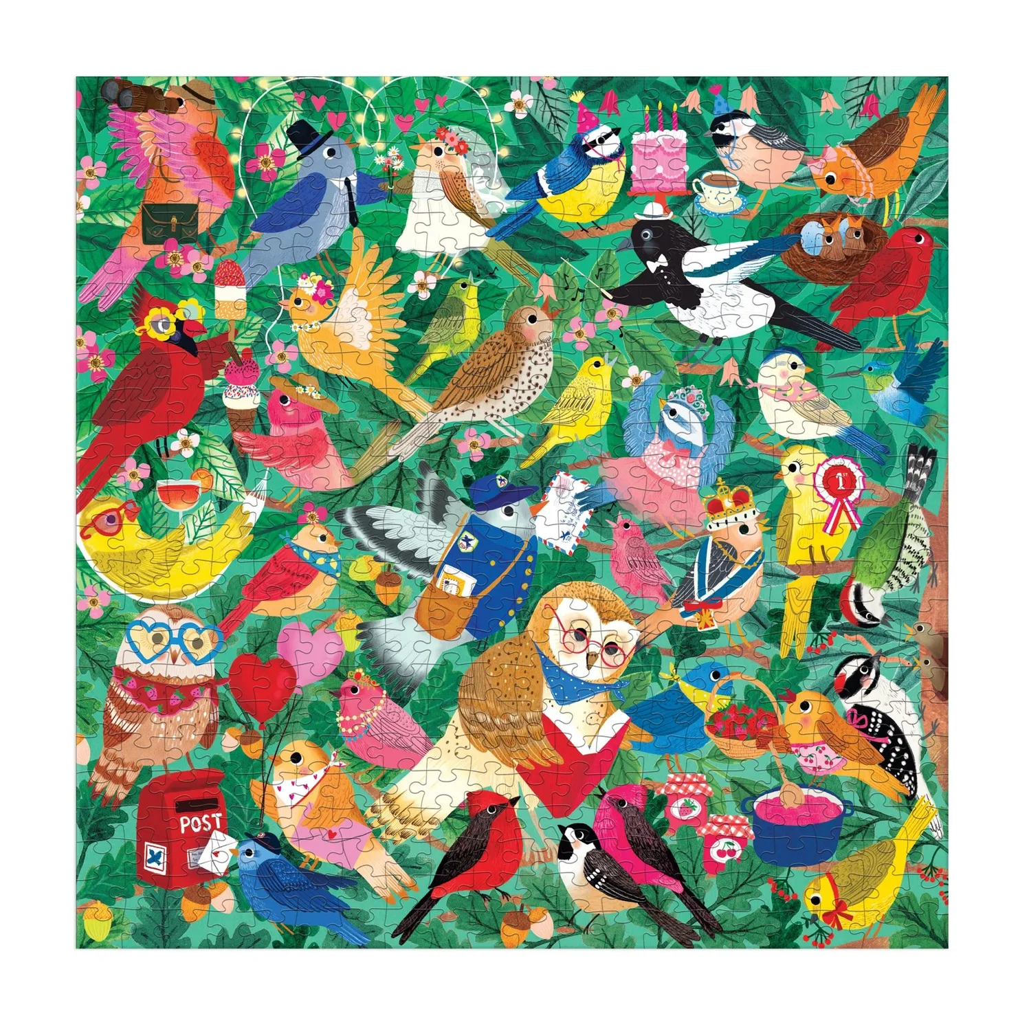 Mudpuppy Birding Around puzzle 500 piese pasari