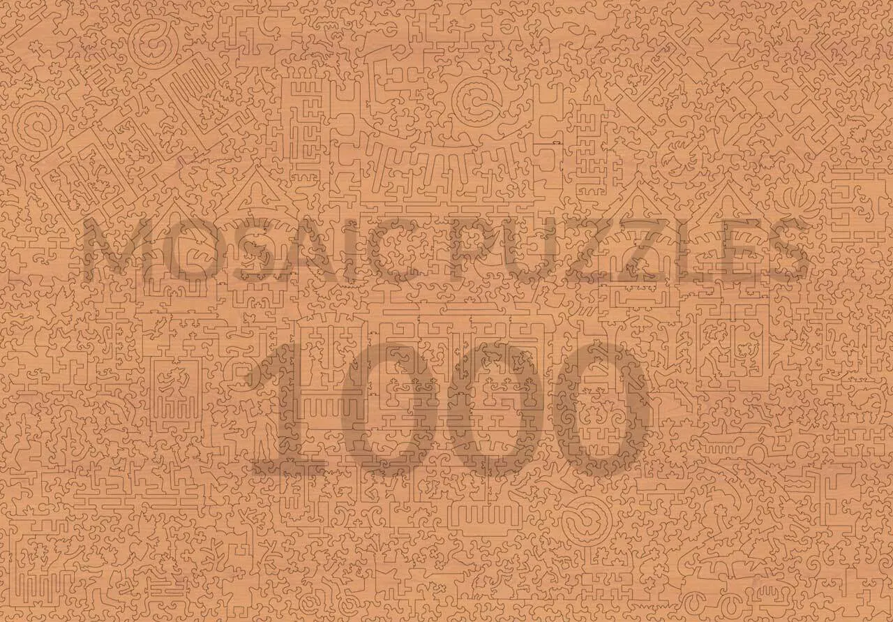 Mosaic Puzzles San Francisco Hilltop puzzle lemn 1000 piese 3D