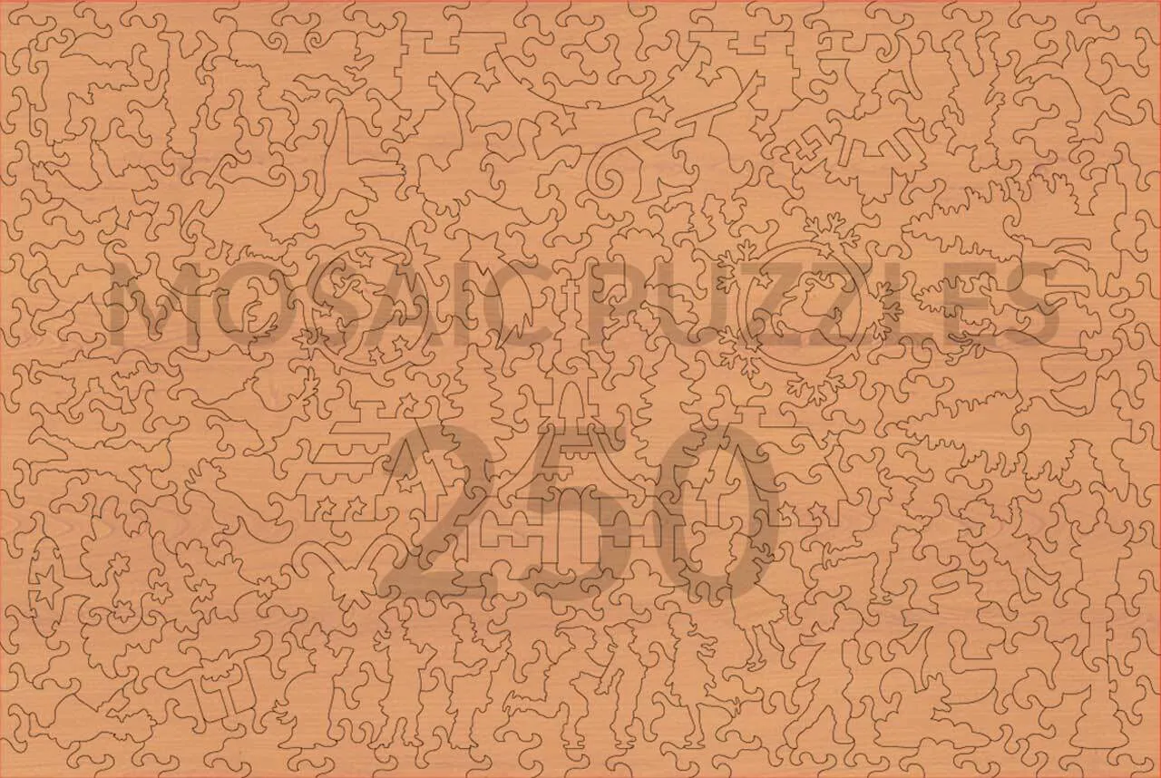 Mosaic Puzzles Nasterea Mistica puzzle lemn 500 piese