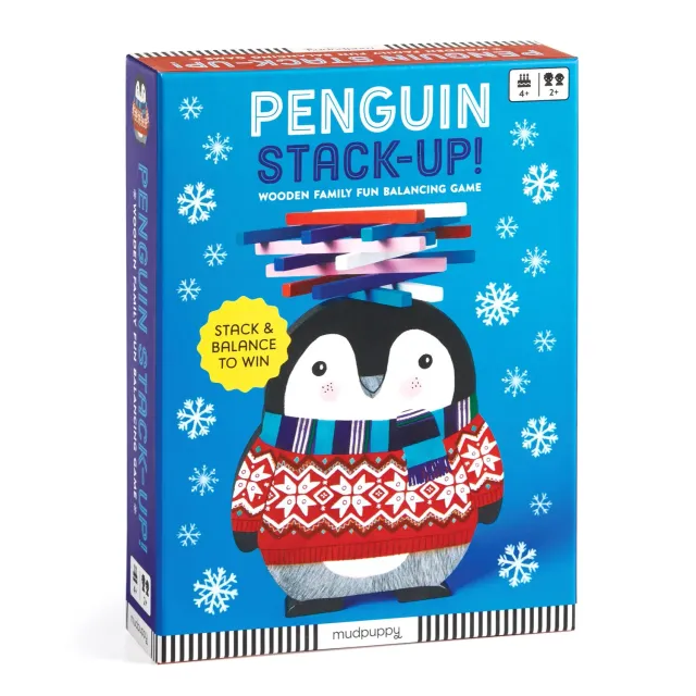 Mudpuppy Penguin Stack-up joc echilibru 40 piese