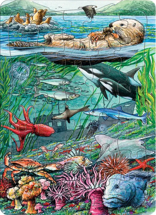 Cobble Hill Life on the Pacific Ocean puzzle tava 35 piese ocean