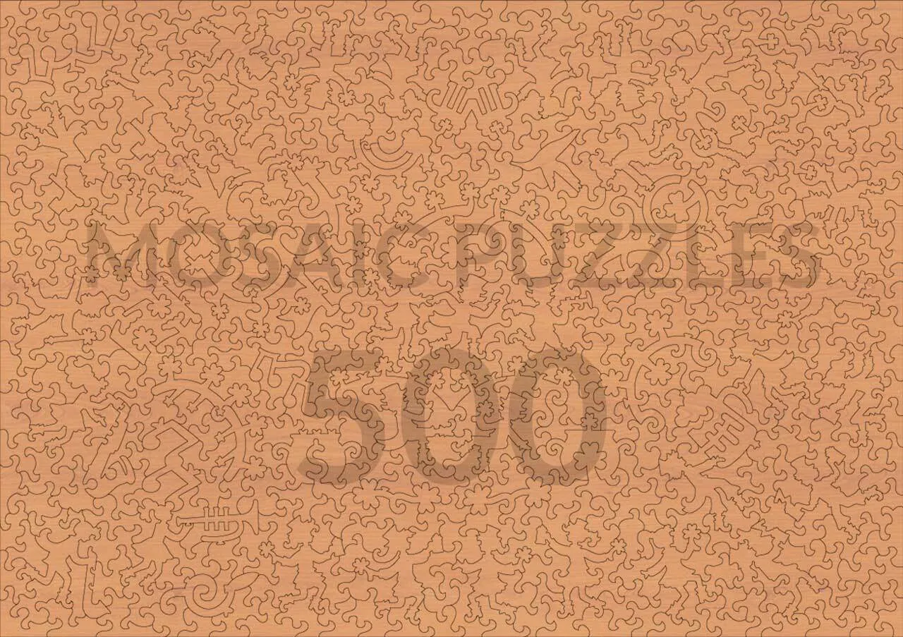 Mosaic Puzzles The Leprechaun's Charm puzzle 500 piese verde