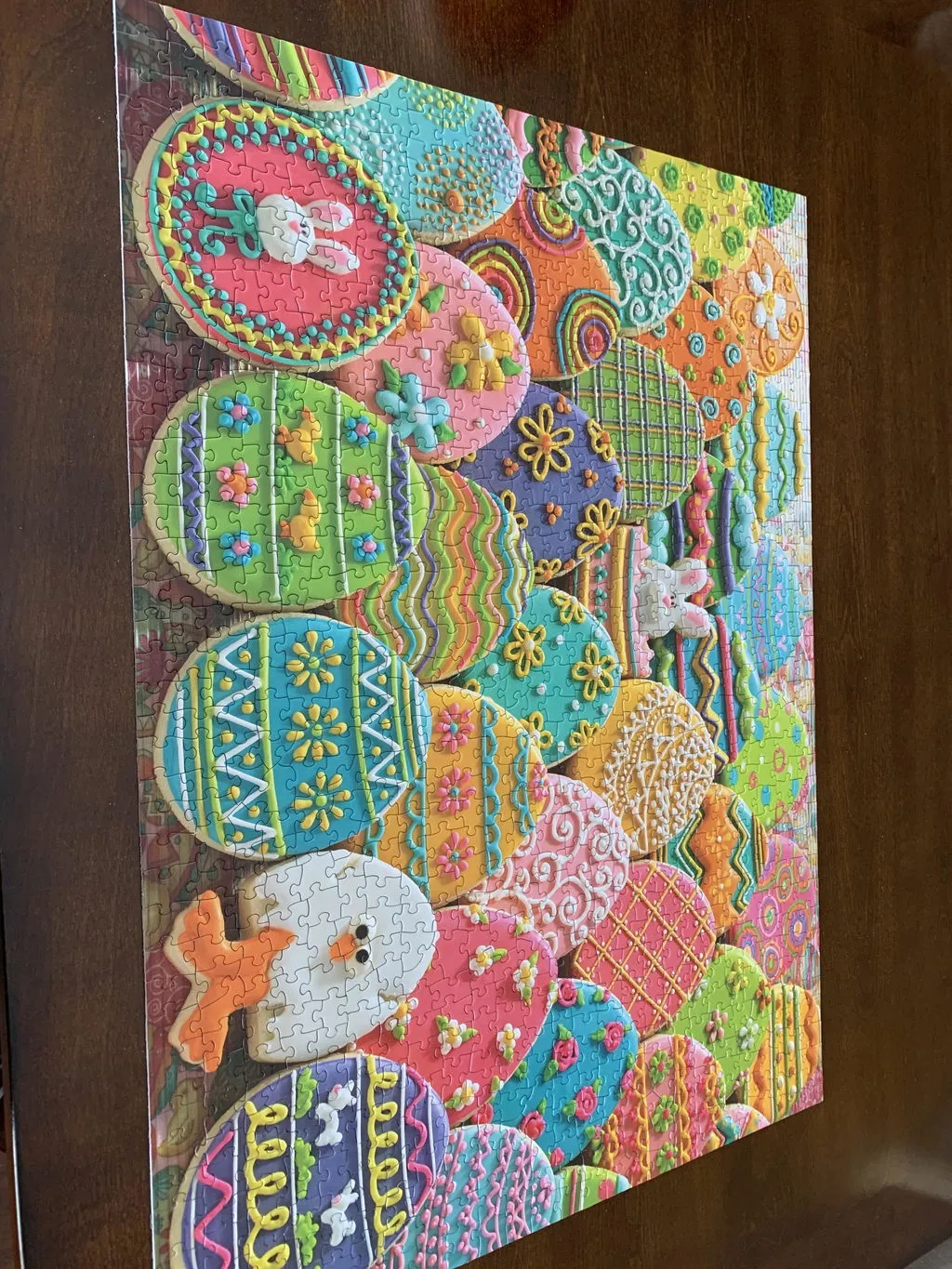 Cobble Hill Easter Eggs puzzle 1000 piese fursecuri