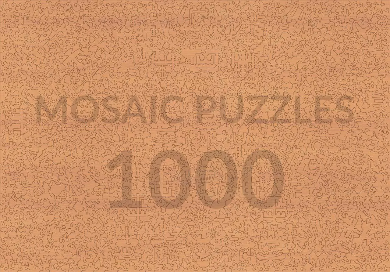 Mosaic Puzzles Nighthawks puzzle lemn 1000 piese arta clasica