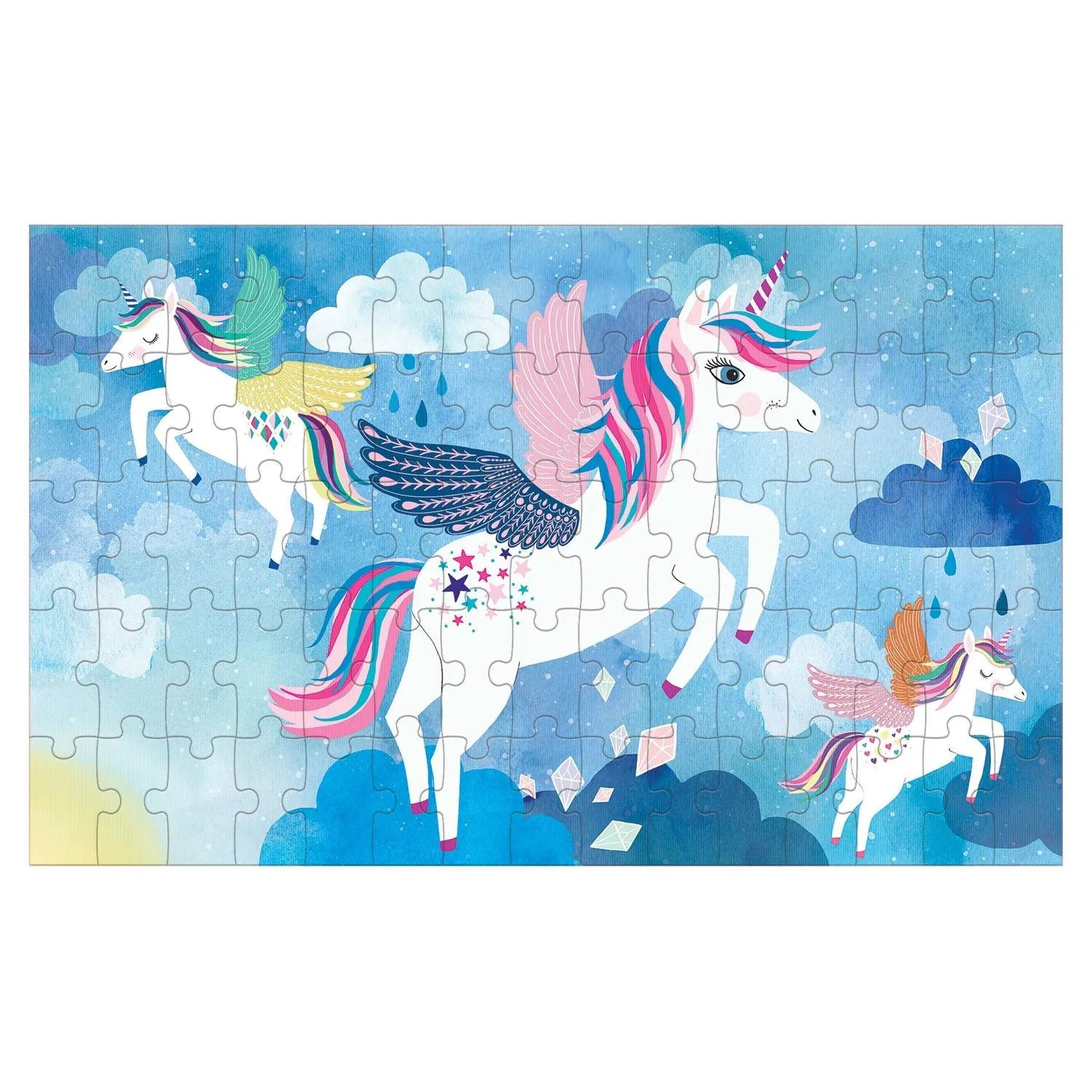 Mudpuppy Unicorn Magic puzzle lenticular 75 piese magic