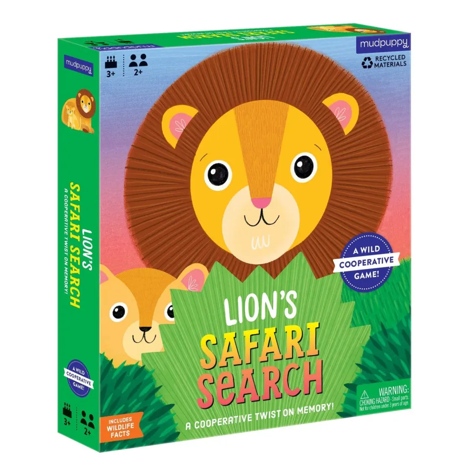 Mudpuppy Lion's Safari Search joc cooperativ memorie 3+ ani
