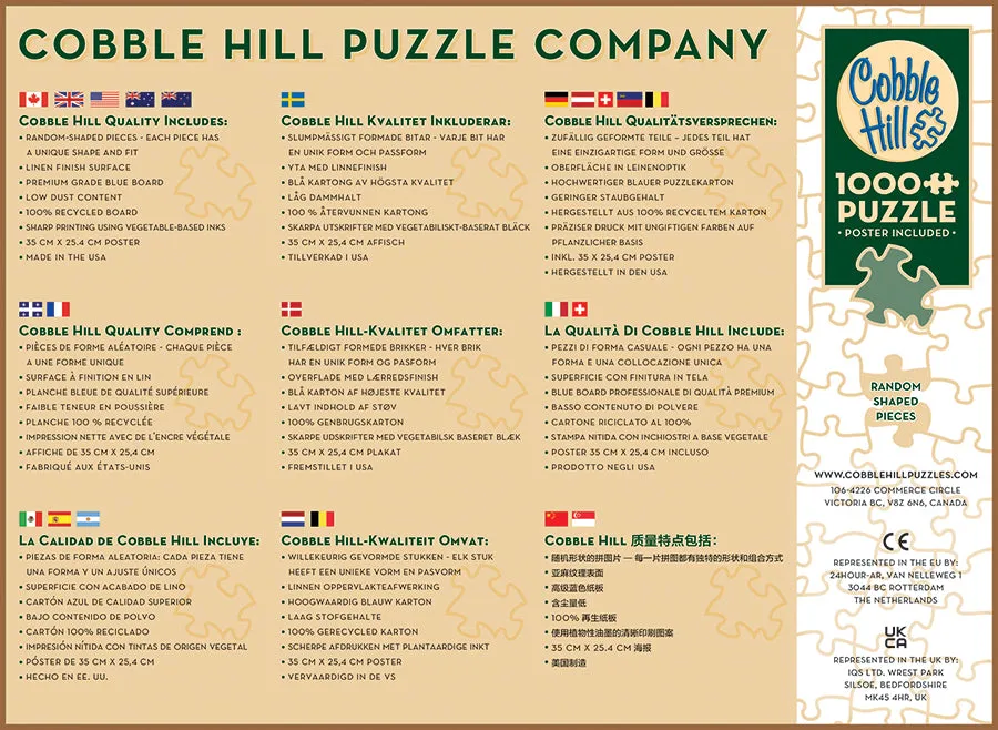 Cobble Hill Nature Journal Autumn puzzle 1000 piese toamna