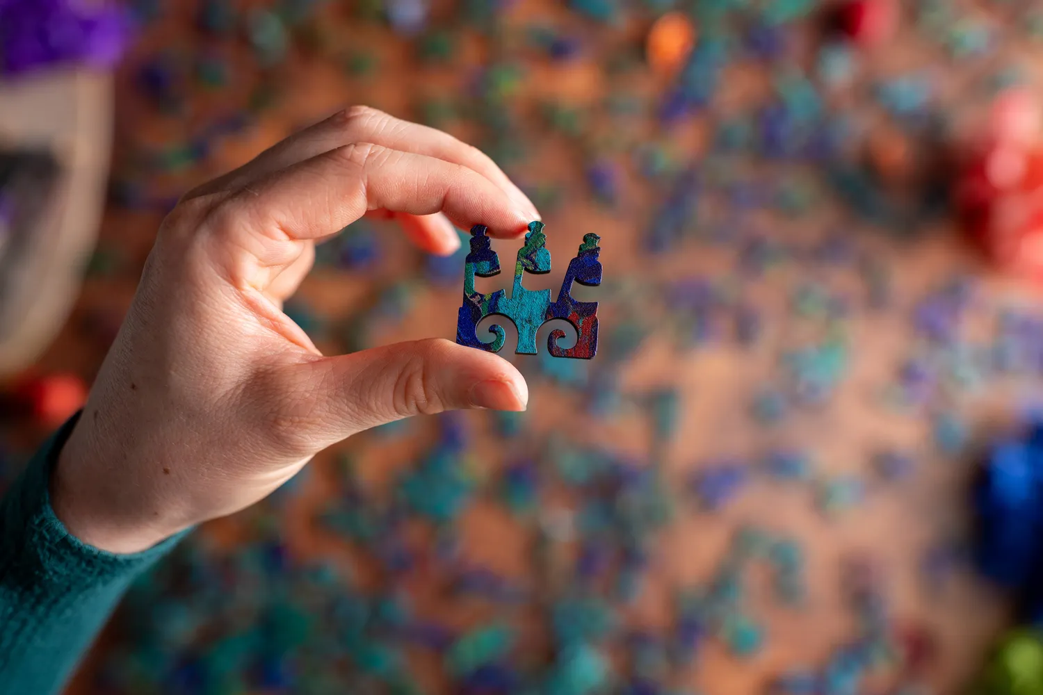 Mosaic Irises puzzle lemn 250 piese Van Gogh