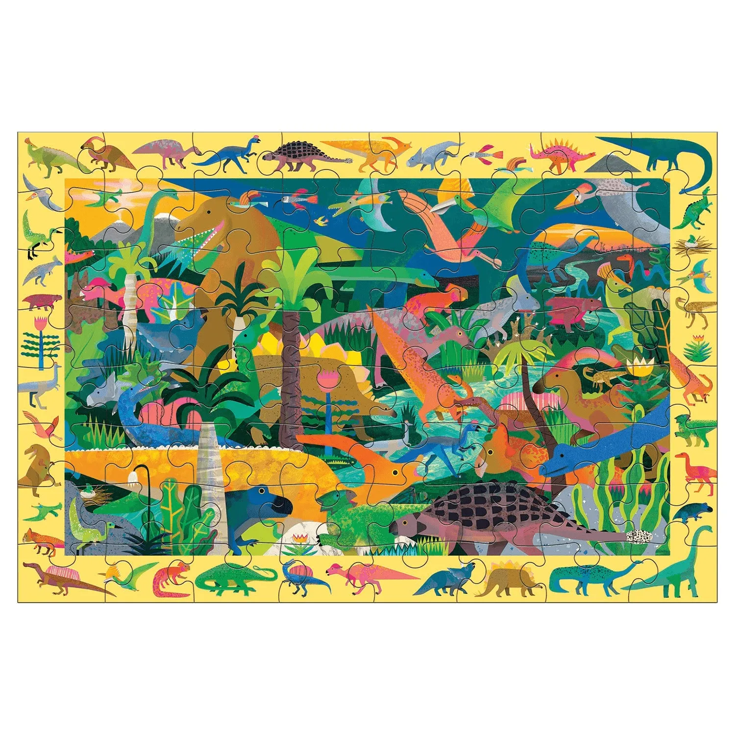 Mudpuppy Dinosaurs Search Find puzzle 64 piese