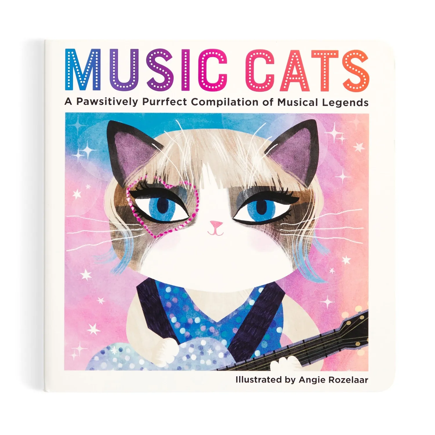 Mudpuppy Music Cats carte cartonata editia 2 pisici muzicieni