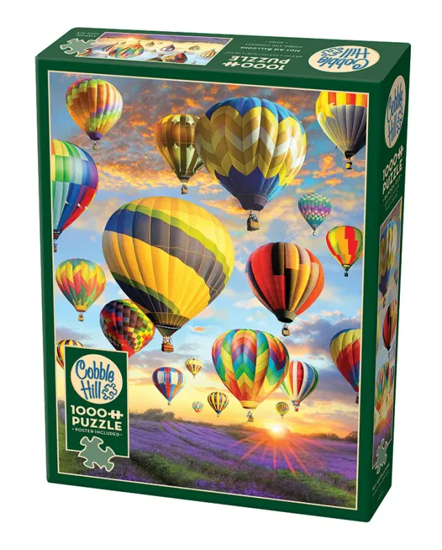 Cobble Hill Hot Air Balloons puzzle 1000 piese baloane