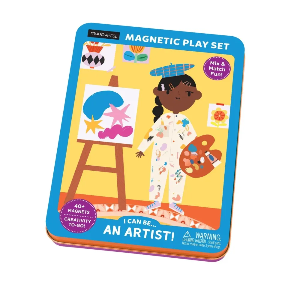 Mudpuppy I Can Be Artist joc magnetic 40 magneti
