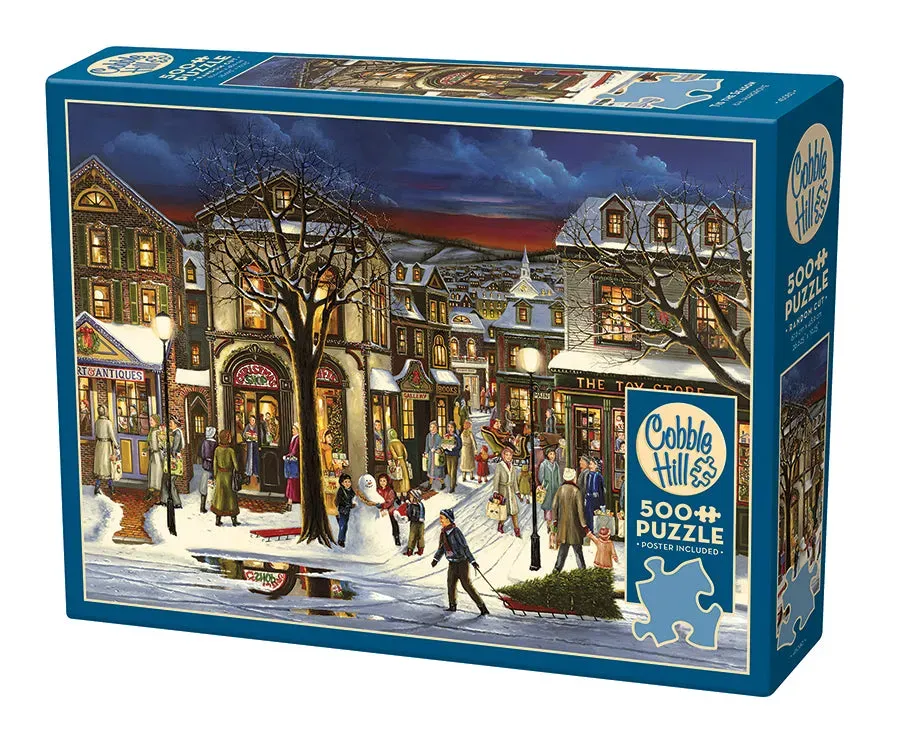 Cobble Hill Tis the Season puzzle 500 piese Crăciun