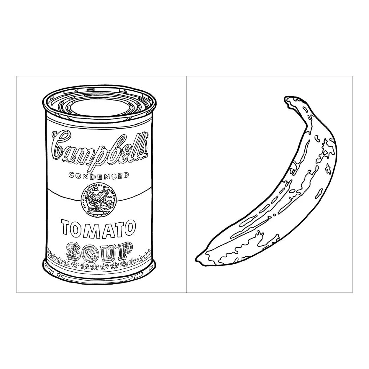 Mudpuppy Andy Warhol carte de colorat 32 pagini pop-art