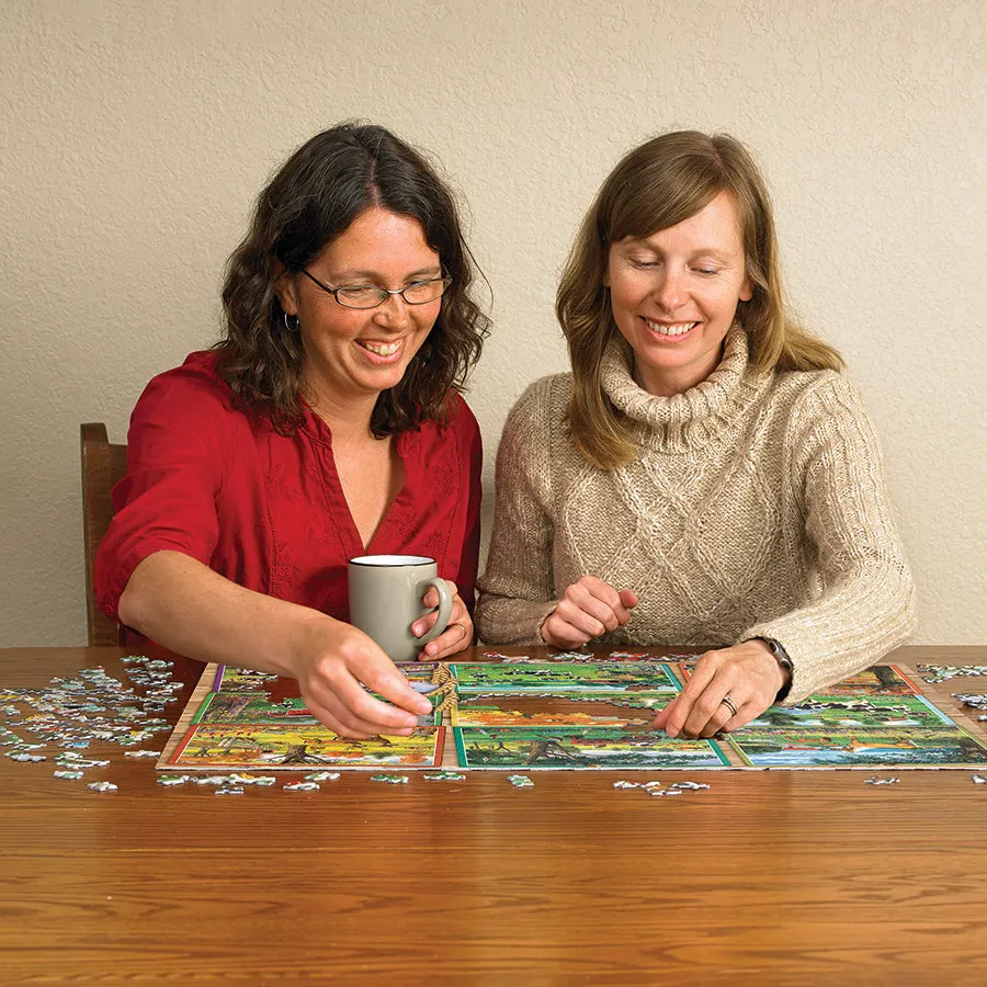 Cobble Hill Postcards Farm puzzle 1000 piese colaj ferma