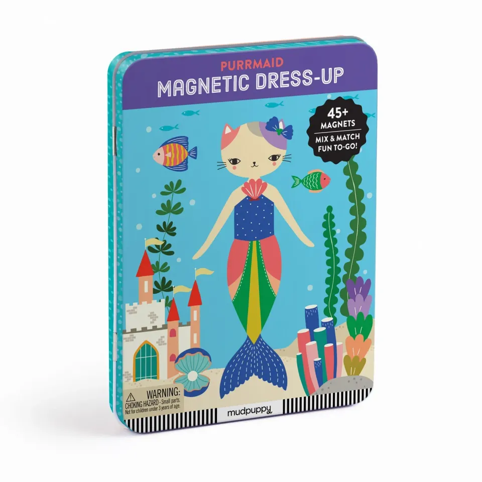 Mudpuppy Purrmaid joc magnetic pisici sirene