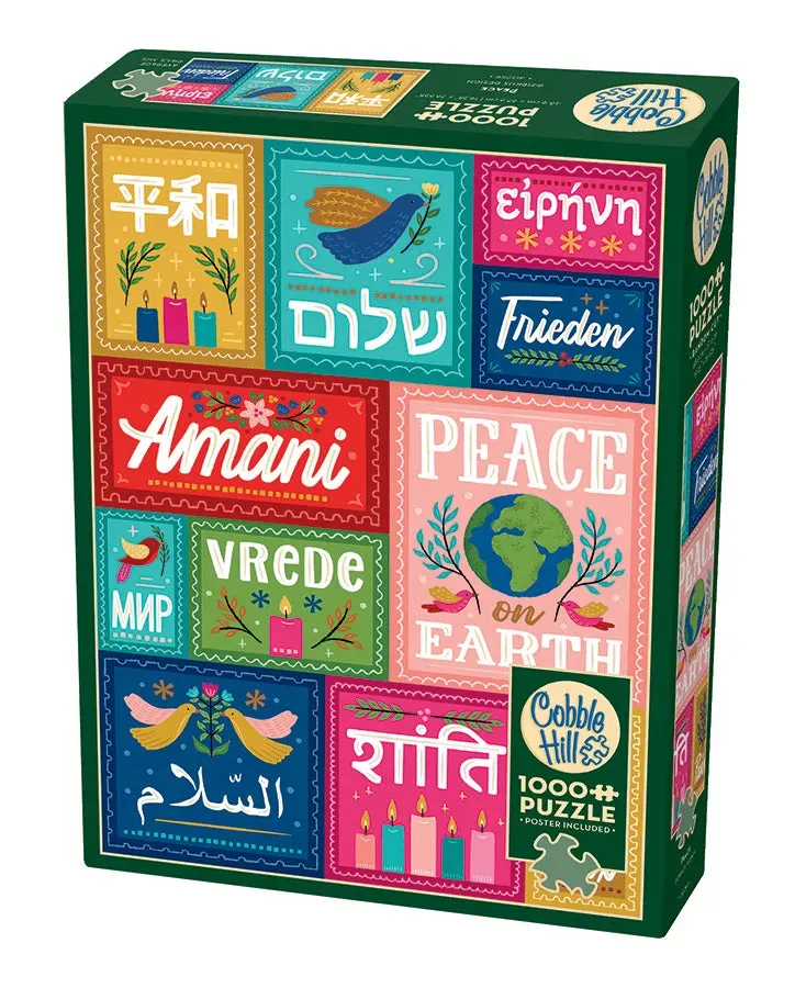 Cobble Hill Peace puzzle 1000 piese colaj limbi