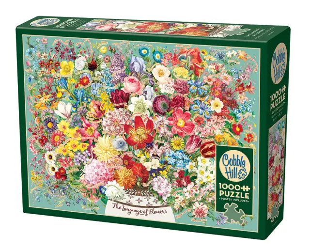Cobble Hill The Language of Flowers puzzle 1000 piese flori
