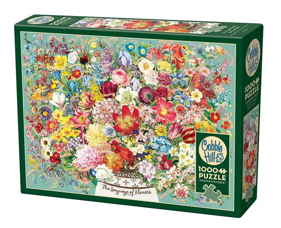 Cobble Hill The Language of Flowers puzzle 1000 piese flori