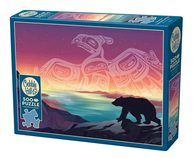 Cobble Hill Crossings Thunderbird Bear puzzle 500 piese