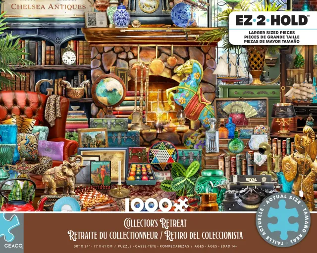 Ceaco EZ 2 Hold Collector's Retreat puzzle 1000 piese mari