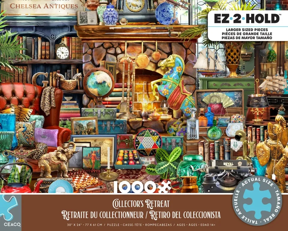 Ceaco EZ 2 Hold Collector's Retreat puzzle 1000 piese mari