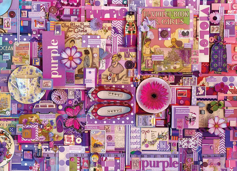Cobble Hill Purple puzzle 1000 piese mov