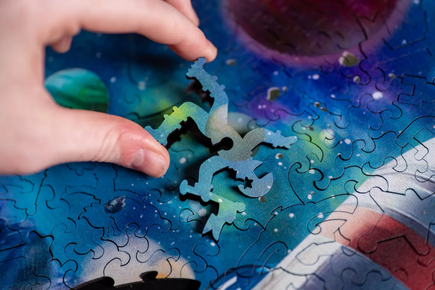Mosaic Puzzles Space Rocket Odyssey puzzle 3D lemn 1000 piese