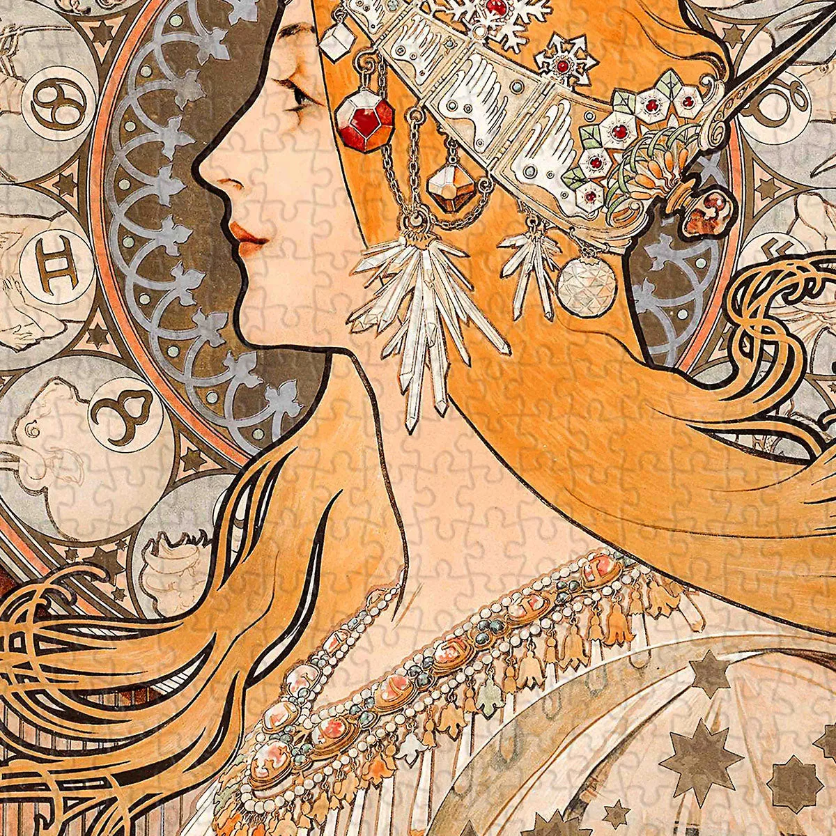 PieceRelax Zodiac U1117 puzzle 1000 piese Art Nouveau