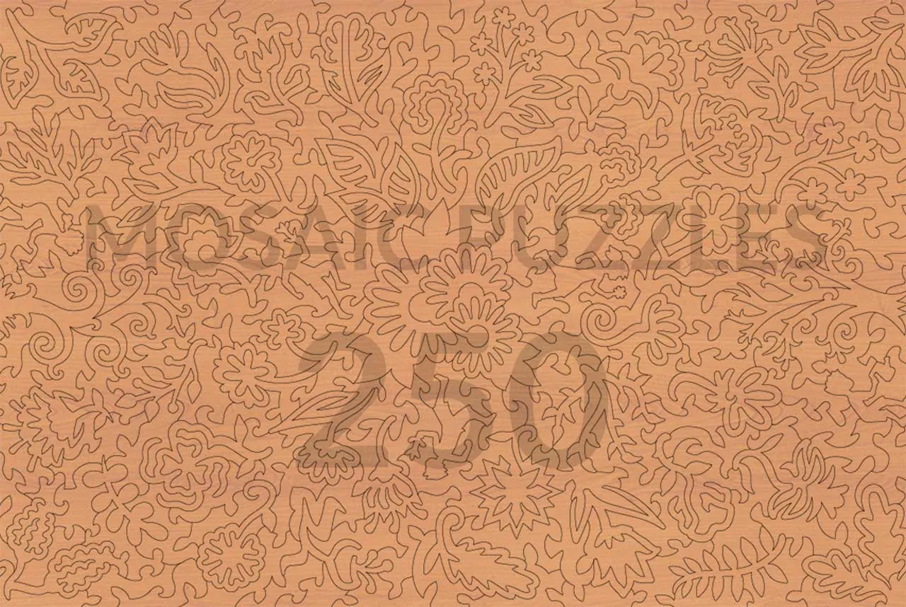 Mosaic Puzzles A Vase of Sunflowers Van Gogh puzzle lemn 250 piese