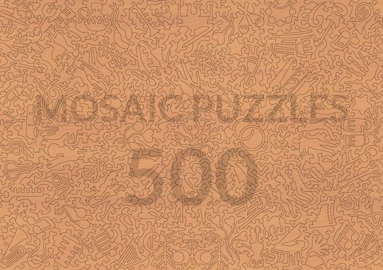 Mosaic Puzzles Jazz in New Orleans puzzle lemn 500 piese