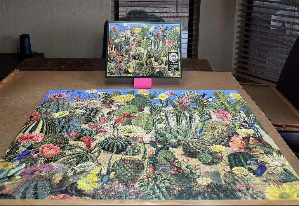Cobble Hill Cactus Garden puzzle 1000 piese cactusi