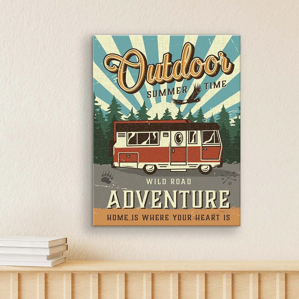 PieceRelax Camper Van HN1276 puzzle canvas retro