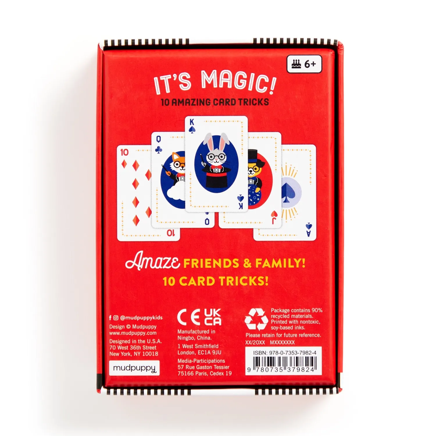Mudpuppy It's Magic joc carti magie 10+ trucuri incepatori