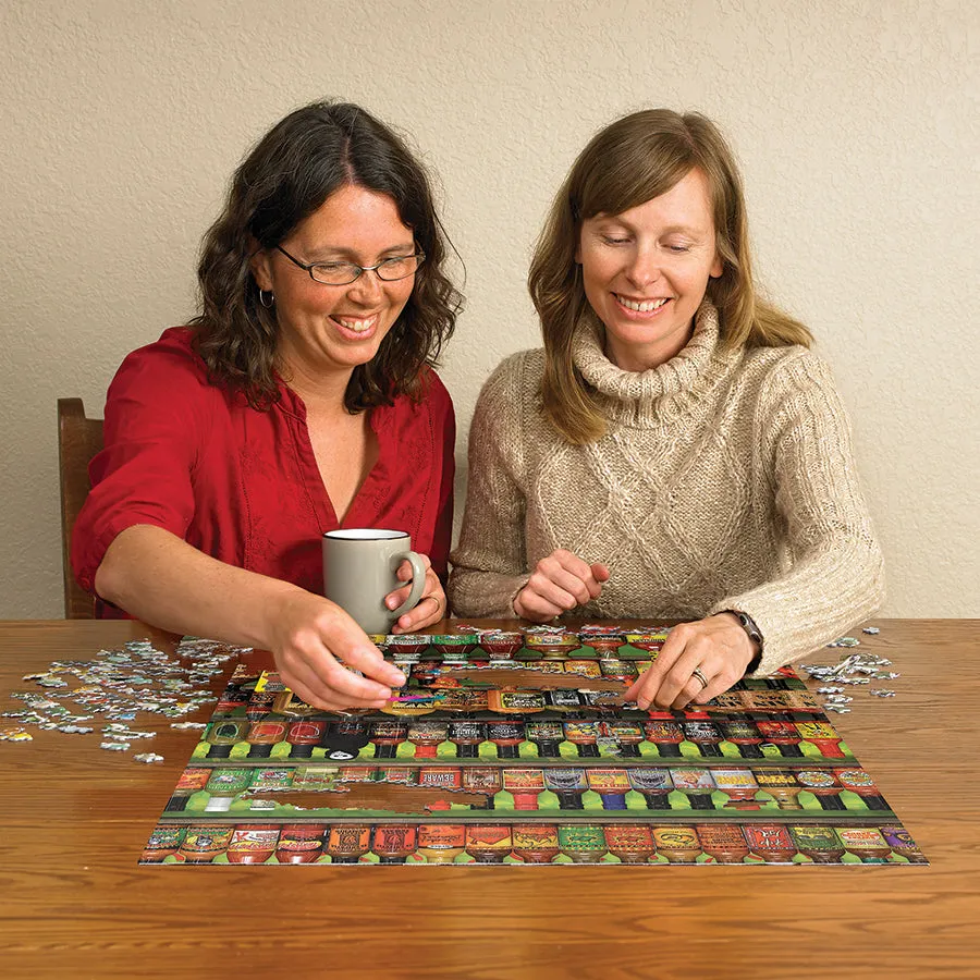Cobble Hill Hot Hot Sauce puzzle 1000 piese picant