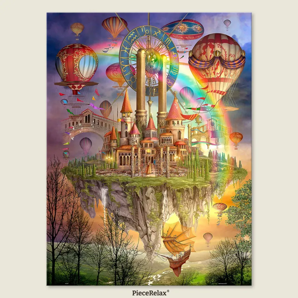 PieceRelax Tarot Town U1200 puzzle 4032 piese fantasy