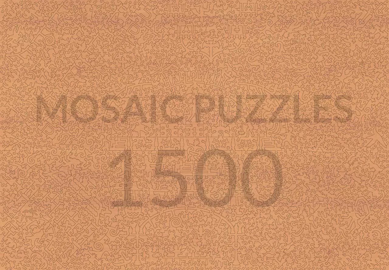 Mosaic Dracula's Chamber puzzle lemn 50 piese copii fantezie