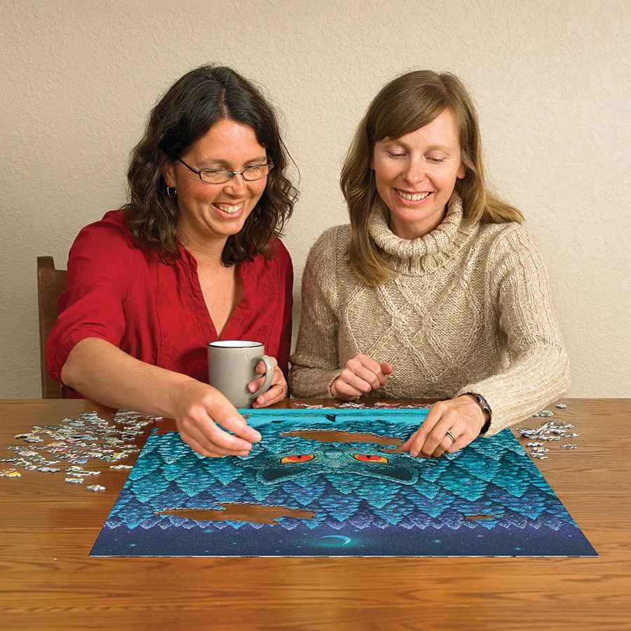 Cobble Hill Be Wary the Silent Night puzzle 500 piese iarna