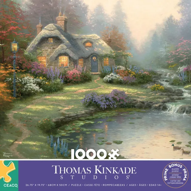 Ceaco Thomas Kinkade Everett's Cottage puzzle 1000 piese