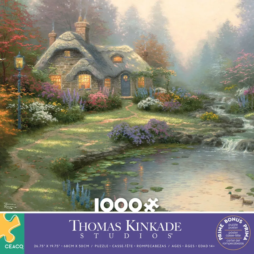 Ceaco Thomas Kinkade Everett's Cottage puzzle 1000 piese